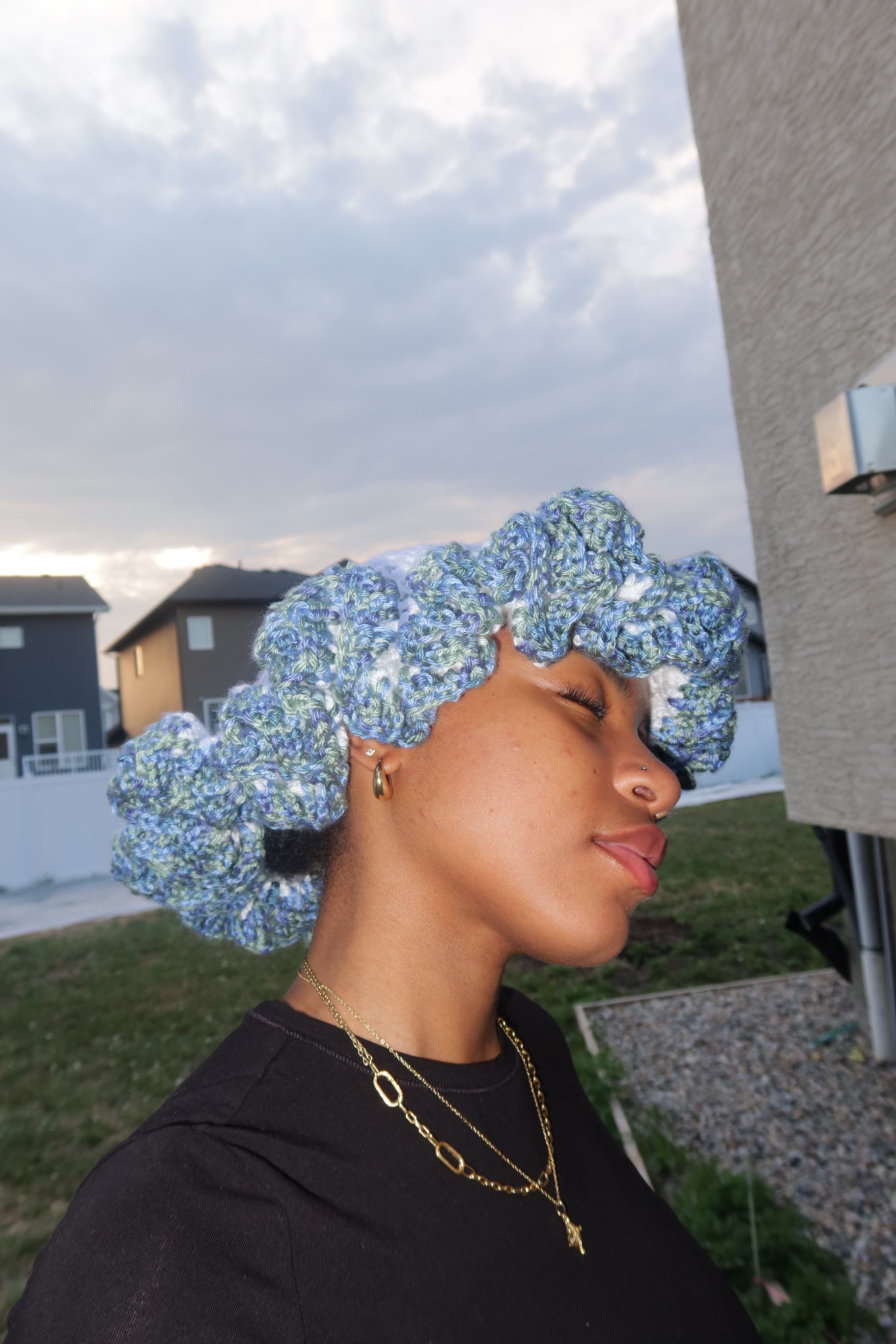 Ruffle bucket hats