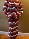 Long Chevron Dress